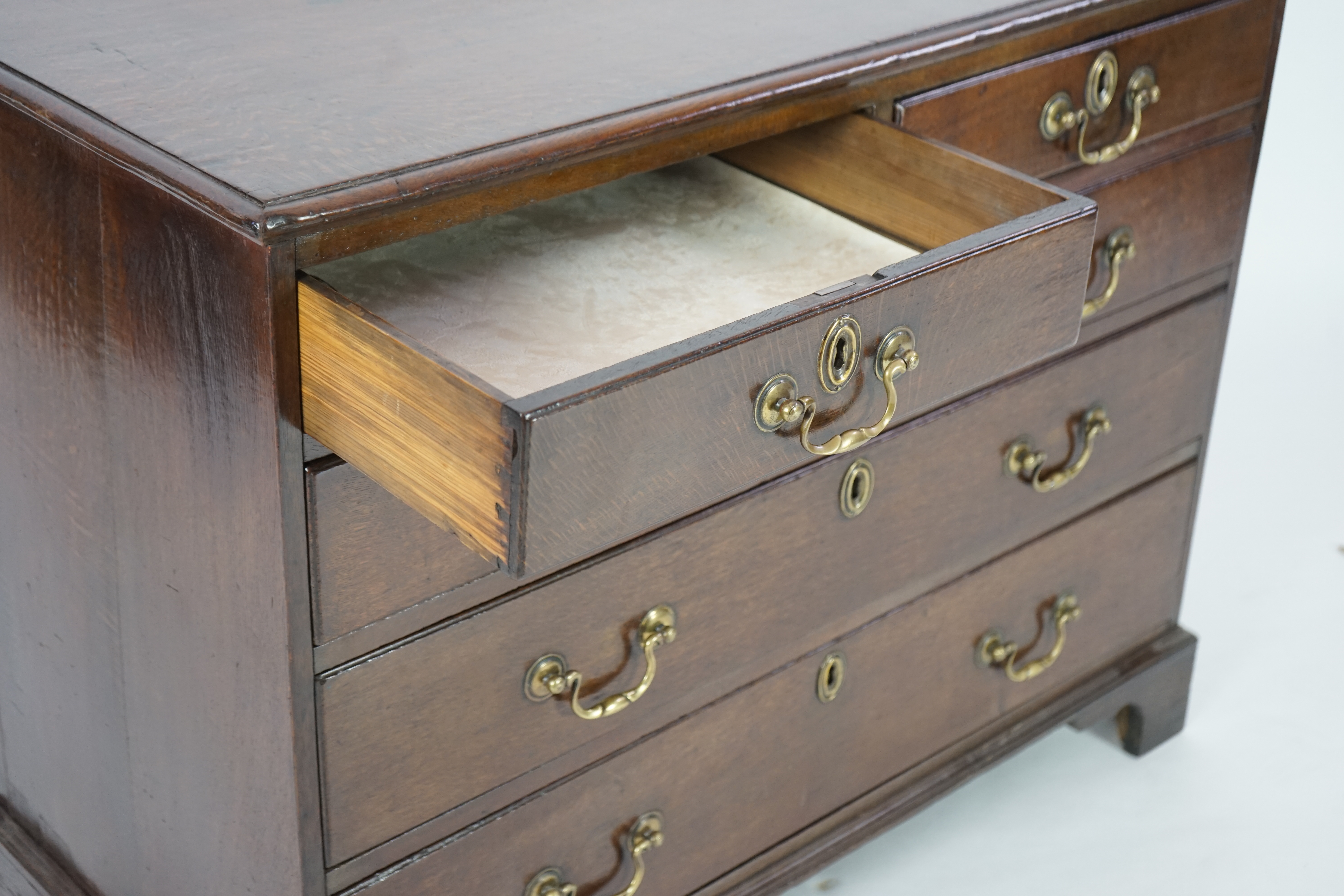 A George III oak chest